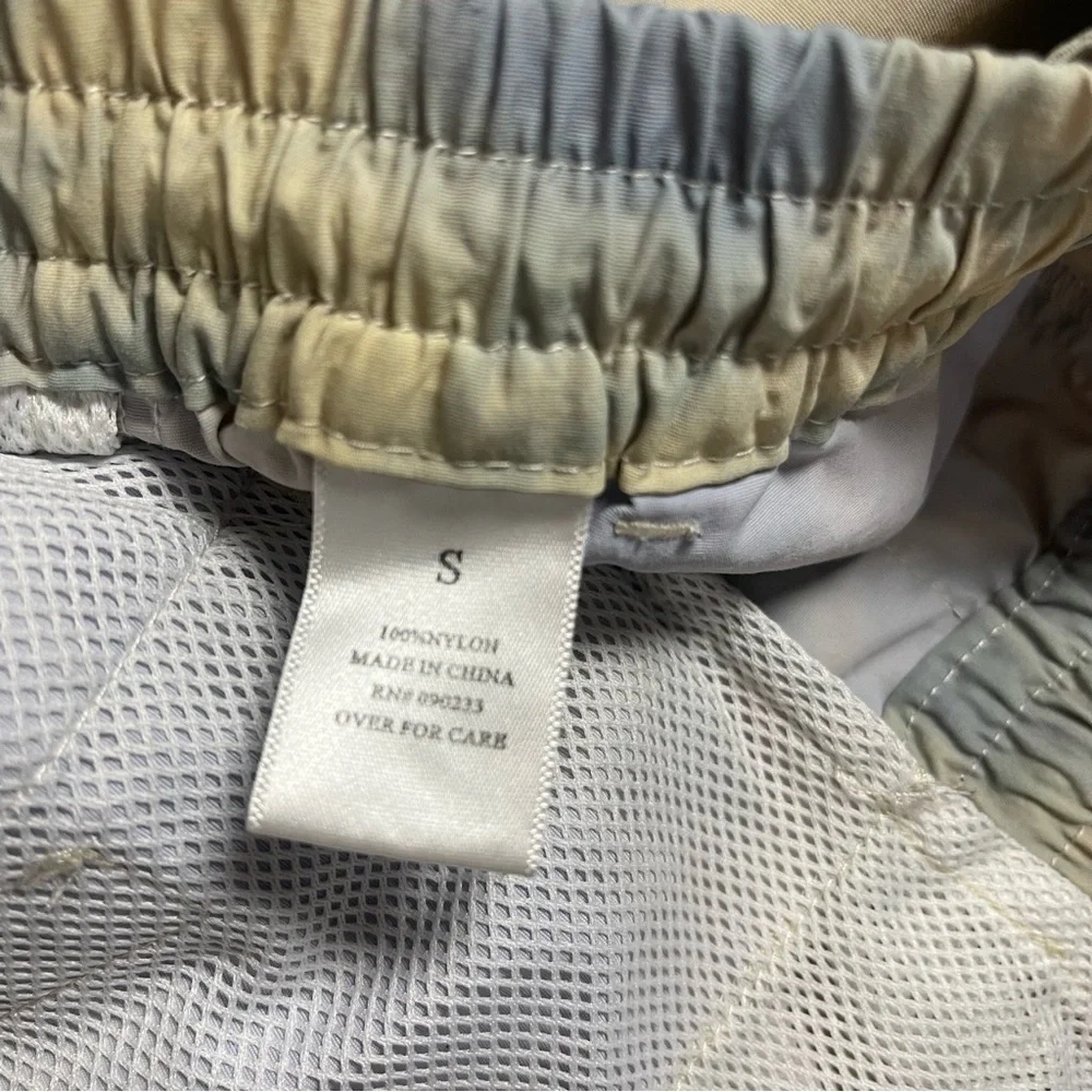 PacSun Blue and Cream Volley Shorts